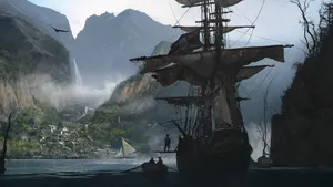 Assassin's Creed Black Flag Old Sailing Ship Wallpaper