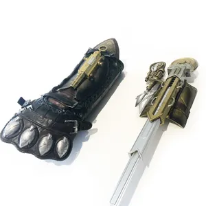 Assassin's Creed Character Unleashing Hidden Blades Wallpaper