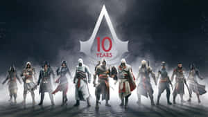 Assassin's Creed Characters In Action Wallpaper