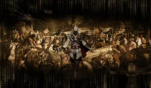 Assassin's Creed Ezio - A Moment Of Agility And Stealth Wallpaper