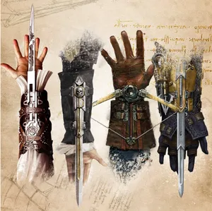 Assassin's Creed Hidden Blades Action Scene Wallpaper