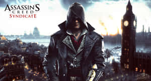 Assassin's Creed Syndicate: Evie And Jacob Frye In Action Wallpaper