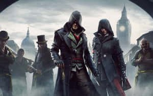 Assassin's Creed Syndicate: Jacob And Evie Frye Taking Action In Victorian London Wallpaper