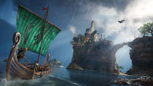 Assassin's Creed Valhalla Longship Wallpaper