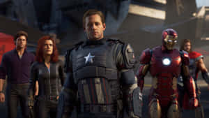 Assemble Your Team In This Immersive Marvel Avengers Game! Wallpaper