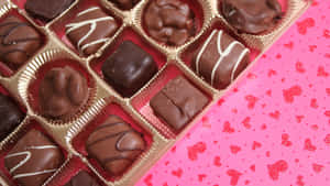 Assorted Chocolate Box Delight Wallpaper