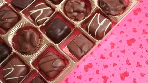 Assorted Chocolate Box Delight Wallpaper
