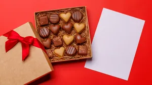 Assorted Heart Shaped Chocolates Wallpaper
