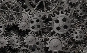 Assorted Metal Gears Texture Wallpaper