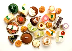Assorted Platter Of Delicious Japanese Sweets Wallpaper