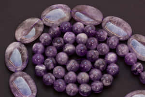 Assorted Purple Amethyst Beads Jewelry Making Wallpaper