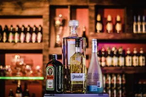 Assorted Spiritson Bar Counter Wallpaper