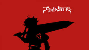 Asta Black Clover Silhouette Wallpaper