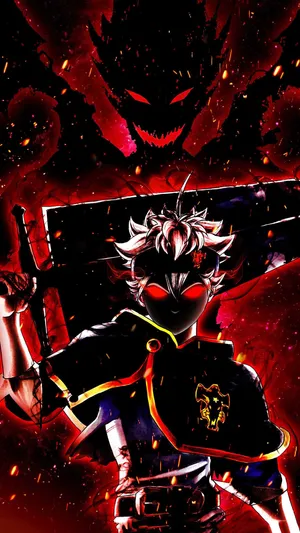 Asta Demon Form Black Clover Wallpaper