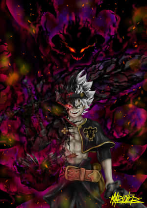 Asta In His Demon-possessed Form Wallpaper