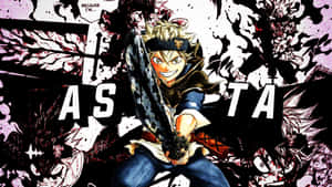 Asta Unleashing Demon Power In Black Clover Wallpaper