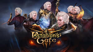 Astarions Gate Baldurs Gate3 Character Collage Wallpaper