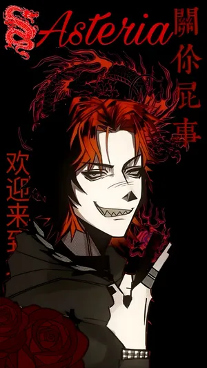 Asteria Dark Anime Character Wallpaper