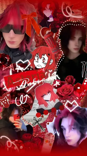 Asteria Red Vibes Wallpaper