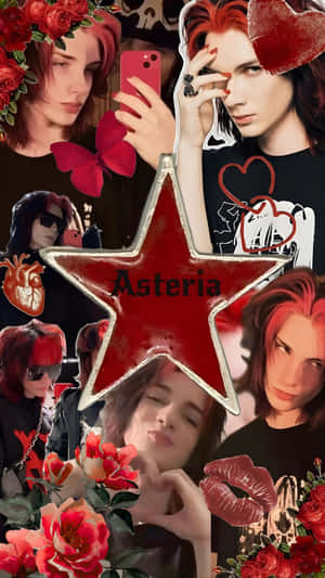 Asteria Star Collage Wallpaper