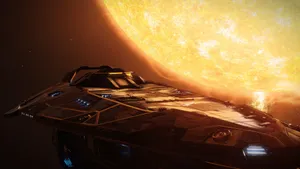 Asteroid Mining Operation In Space Wallpaper