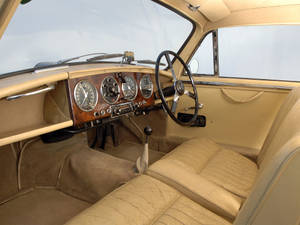 Aston Martin 1950 Beige Interior Wallpaper