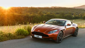 Aston Martin Db11 - The Epitome Of British Luxury And Performance Wallpaper