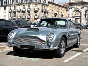 Aston Martin Db5: The Perfect Blend Of Elegance And Performance Wallpaper