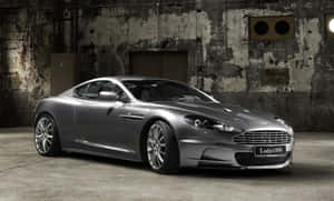 Aston Martin Db9 In Motion Wallpaper