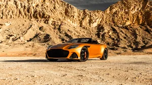 Aston Martin Dbs Superleggera In Action Wallpaper