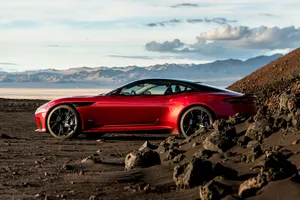 Aston Martin Dbs Superleggera In Action On The Road Wallpaper