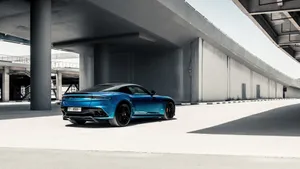 Aston Martin Dbs Superleggera In Action Wallpaper