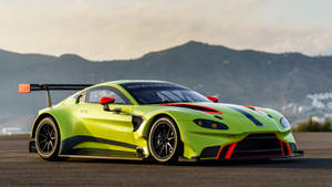 Aston Martin Green Vantage Gte Wallpaper