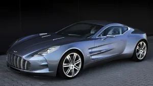 Aston Martin One-77 - Sleek And Stylish Luxury Sports Car In Motion Wallpaper