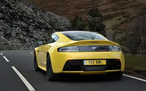 Aston Martin V12 Vantage - A Stunning Display Of Power And Elegance Wallpaper