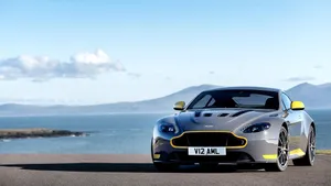 Aston Martin V12 Vantage In Action Wallpaper