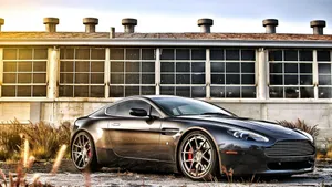 Aston Martin V12 Vantage In Full Glory Wallpaper