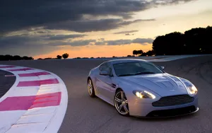 Aston Martin V12 Vantage: The Epitome Of Performance And Luxury Wallpaper