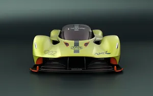 Aston Martin Valkyrie Racing On The Track Wallpaper
