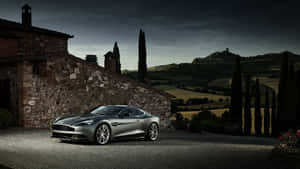 Aston Martin Vanquish In Action Wallpaper