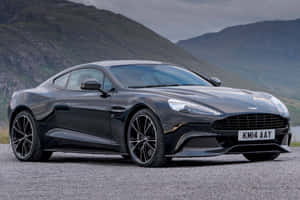 Aston Martin Vanquish In Motion Wallpaper