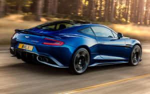 Aston Martin Vanquish - The Epitome Of British Luxury And Performance Wallpaper