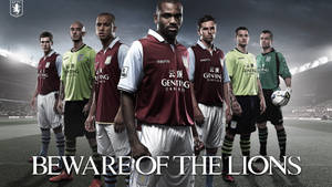 Aston Villa Beware Poster Art Wallpaper