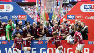 Aston Villa Celebrates Promotion Wallpaper