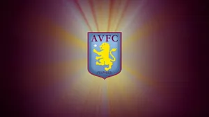 Aston Villa Striking Badge Wallpaper