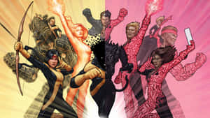 Astonishing Group Of Mutants Uniting For Battle Wallpaper