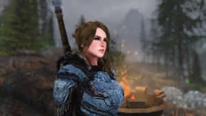 Astrid, Leader Of The Dark Brotherhood In Skyrim Wallpaper