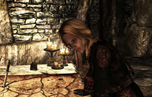 Astrid Of The Dark Brotherhood In Skyrim Wallpaper