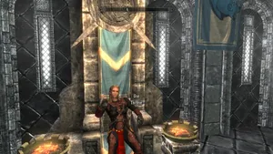 Astrid, The Enigmatic Leader Of The Dark Brotherhood In Skyrim Wallpaper