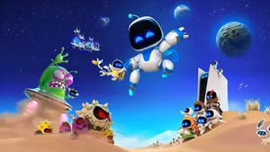 Astro Bot Adventure Gameplay Wallpaper